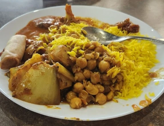 Spicy chicken vindaloo curry - traditional Goan dish with bold flavors