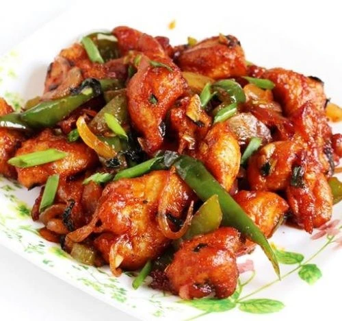 Chili Chicken at Taste of India Express in Sherwood Park